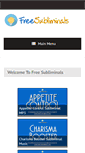 Mobile Screenshot of freesubliminals.com